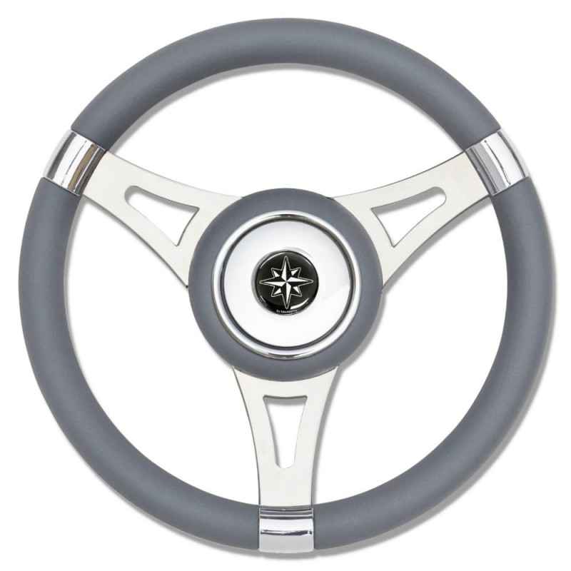 RUOTA TIMONE T29 GRIGIO Ø MM.350