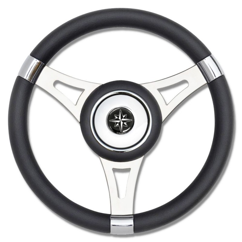 RUOTA TIMONE T29 NERO Ø MM.350
