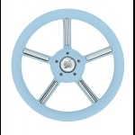 RUOTA TIMONE V56 CELESTE Ø MM.350