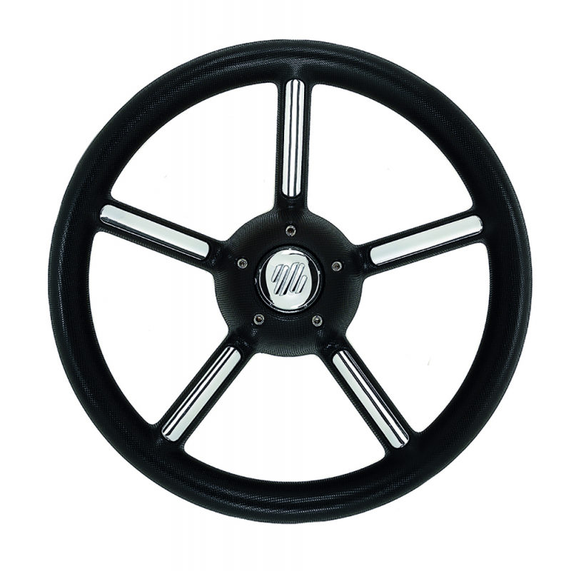 RUOTA TIMONE V56 NERA Ø MM.350