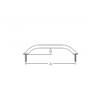 MARINE TOWN - MANIGLIA INOX 316 MM. 220