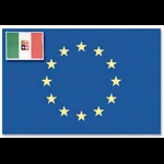 ADRIA BANDIERE - BANDIERA EUROPA+ITALIA CM.30X45