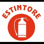ERREGRAFICA - ADESIVO ESTINTORE MM. 100X80