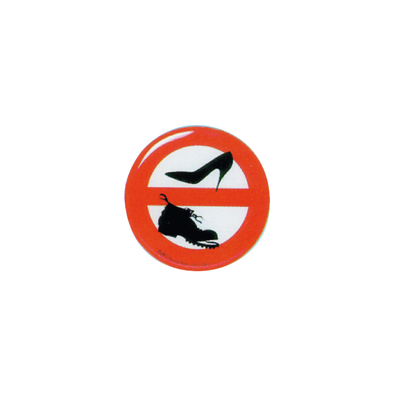 DIVIETO SCARPE RILIEVO