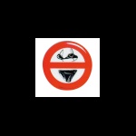 ERREGRAFICA - DIVIETO SLIP-REGGISENO RILIEVO