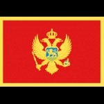 ADRIA BANDIERE - BANDIERA MONTENEGRO CM.30X45