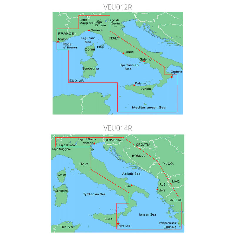 CARTOGRAFIA REGULAR MAR ADRIATICO