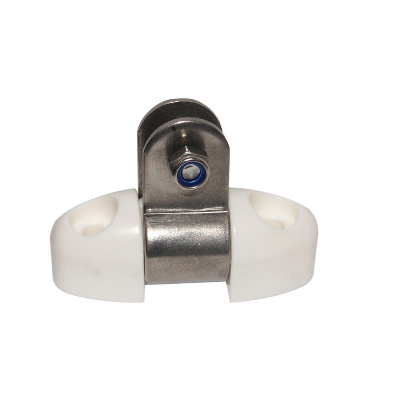SUPPORTO A FORCELLA  ACCIAIO/NYLON