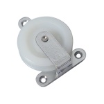 FORESTI E SUARDI - CARRUCOLA IN NYLON E OTTONE PIANA