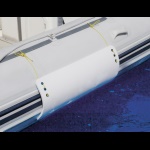 PLASTIMO - PARABORDO RIB BIANCO MM.350X800X12H