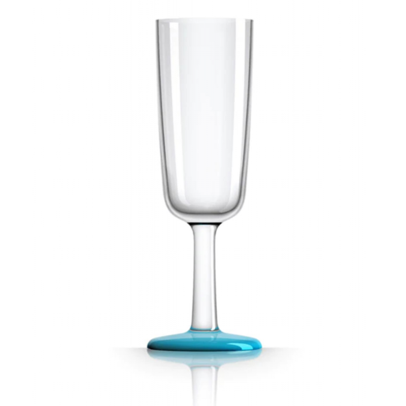 BICCHIERE CHAMPAGNE 180 ML BLU LAGU