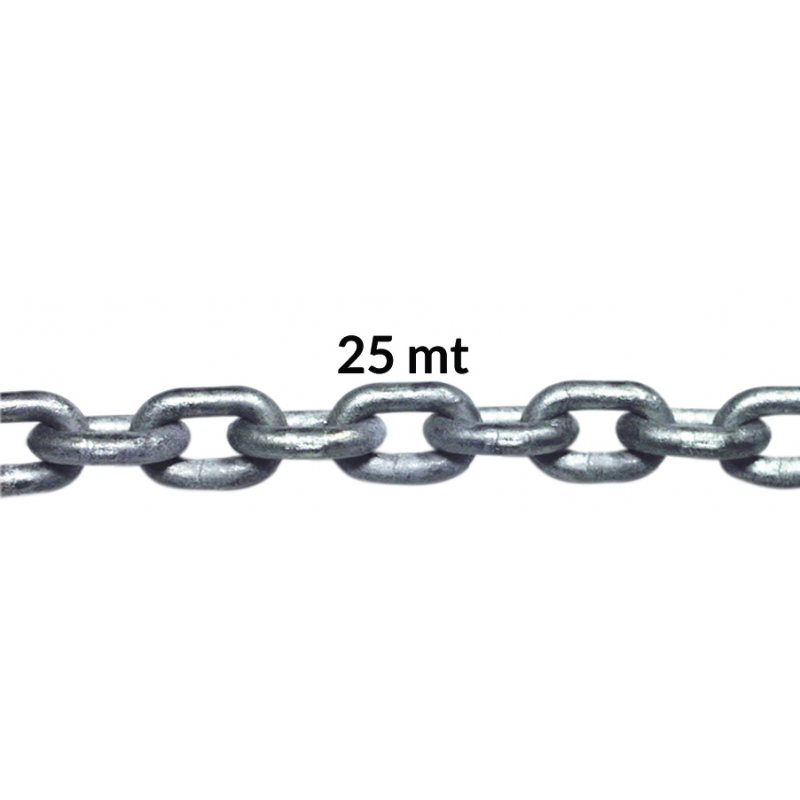 CATENA ZINCATA GENOVESE Ø MM.4x25MT