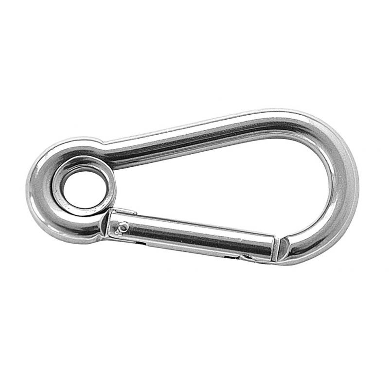 MOSCHET. INOX C/OCCHIO Ø MM.10X100