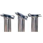 FNI - PORTACANNA INOX DRITTO 90°