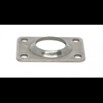 FNI - BASE INOX A SALDARE 90° Ø MM.25