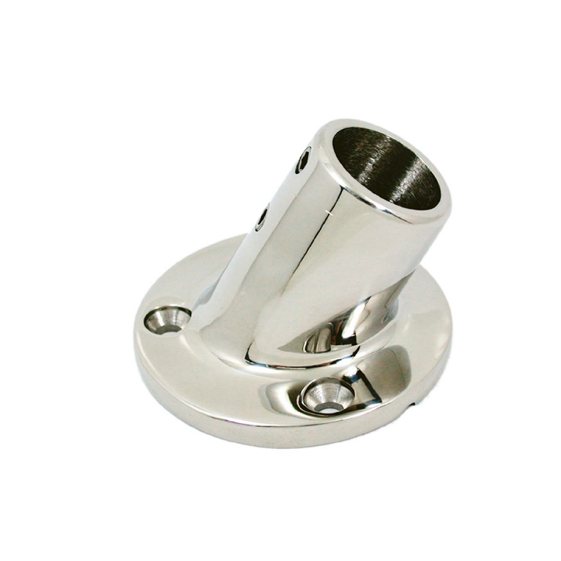BASE INOX TONDA 60° Ø MM.25