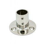 FNI - BASE INOX TONDA 90° Ø MM.25