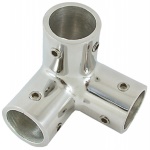 FNI - ANGOLARE INOX 3 VIE 90° Ø MM.22