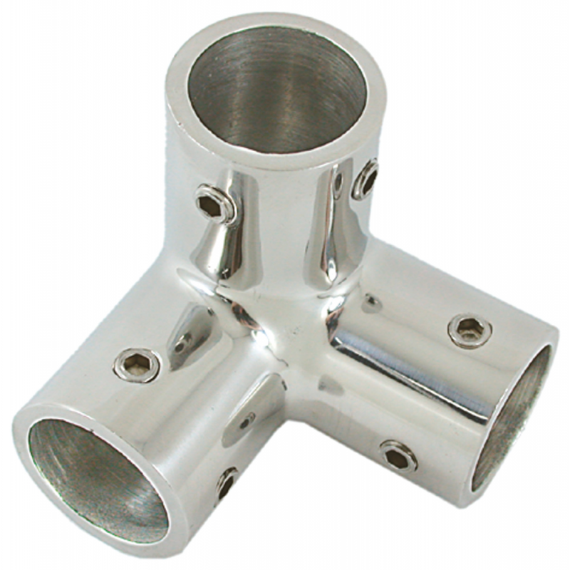 ANGOLARE INOX 3 VIE 90° Ø MM.25