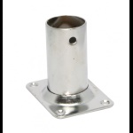 FNI - BASE INOX RETT. 90° Ø MM.22