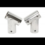 FNI - TEE INOX 60° Ø MM.25