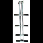 FNI - SCALETTA INOX 4 GRADINI MM.440X350