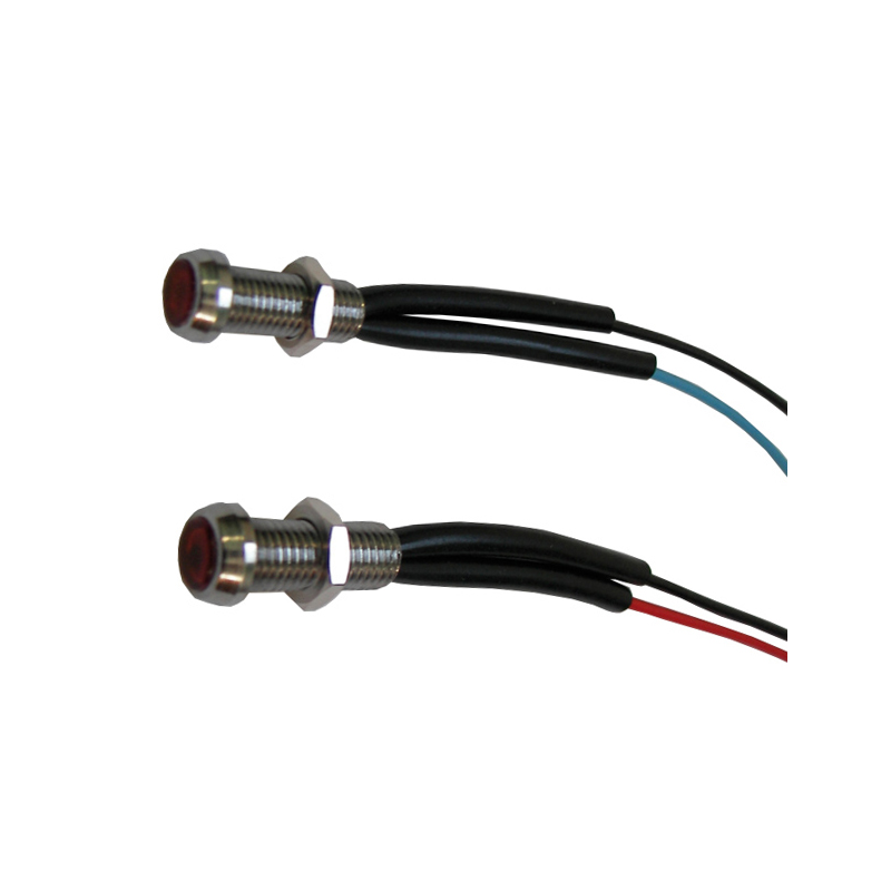 SPIA LUMINOSA  ROSSA 12 V.