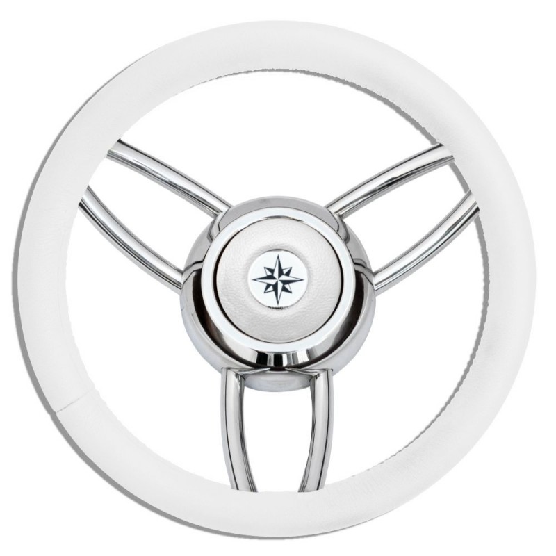 RUOTA TIMONE T26 BIANCO Ø MM.350