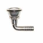 FNI - SFIATO INOX 316 CURVO Ø MM.16