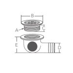 MARINE TOWN - SCARICO INOX 316