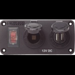 BLUESEA - PANNELLO 12V PRESA USB INTERRUTTORE
