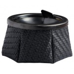 MARINE BUSINESS - POSACENERE WINDPROOF RATTAN NERO