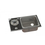 NAVY LOAD - PIANOCOTTURA VETRO 1 FUOC + LAVELLO