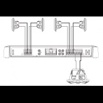 FUSION - AMPLIFICATORE SG-DA51600 5 CANALI