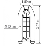 PLASTIMO - TENDER YACHT ALLUMINIO 3,4 MT