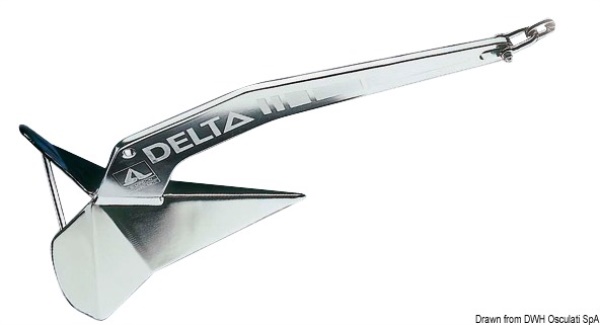 Ancora Delta inox 16 kg - 01.107.16