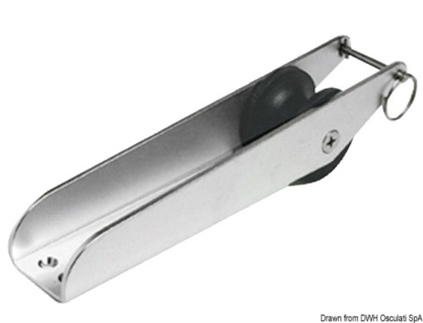 Musone di prua inox 280 x 55 mm - 01.118.83