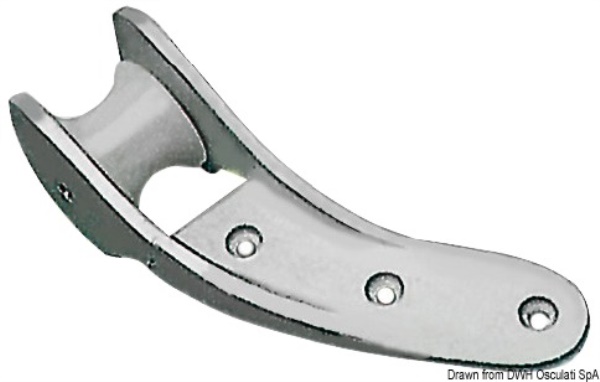 Musone lega anodizzata 160 x 60 mm - 01.340.00