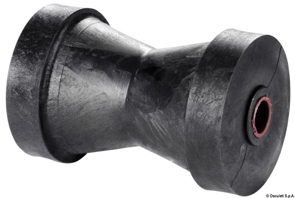 Rullo centrale 130 mm nero - 02.003.00