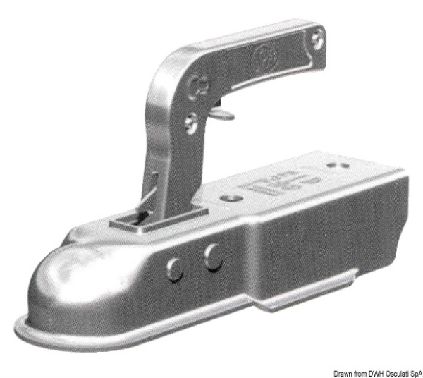 Gancio traino quadro 60 mm max 1300 kg - 02.010.67
