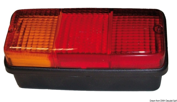 Fanale posteriore DX 3 funzioni 3 lampadine - 02.021.01