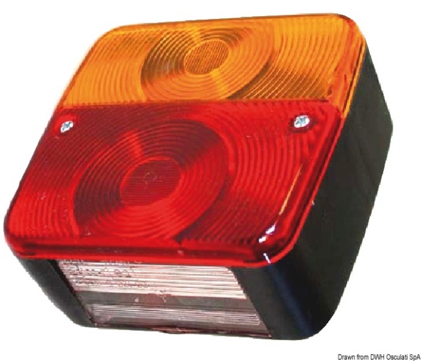 Fanale posteriore SX 4 funzioni 2 lampadine - 02.021.06