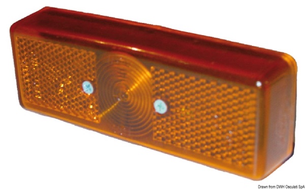 Fanale d'ingombro catadiottro arancio - 02.022.05