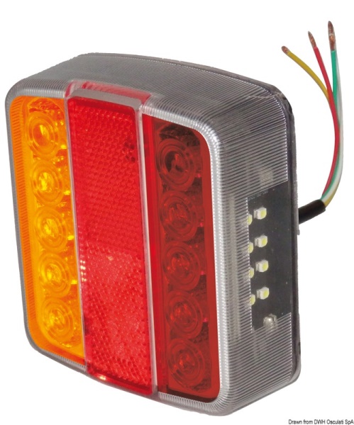 Fanale Led posteriore DX/SX a 4 luci - 02.022.12