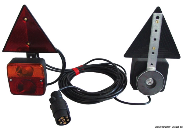 Kit luci LED fissaggio magnetico freccia dinamica - 02.023.23