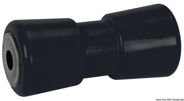 Rullo centrale nero 185 mm Ø foro 21 mm - 02.029.03