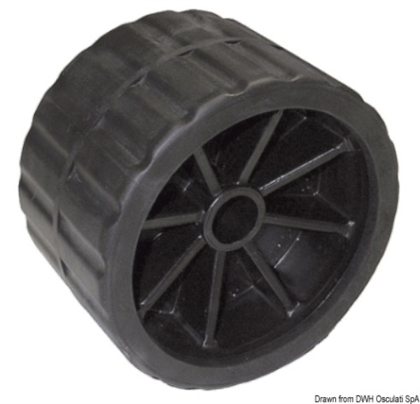 Rullo laterale nero L mm 75 Ø foro mm 18,5 - 02.029.09