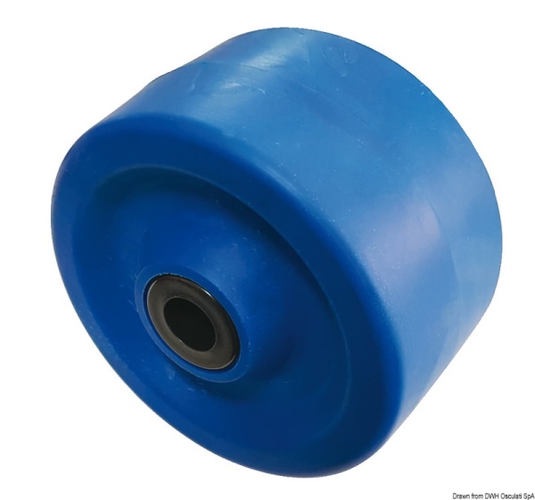 Rullo laterale blu 135x75 mm foro 22 mm - 02.029.10