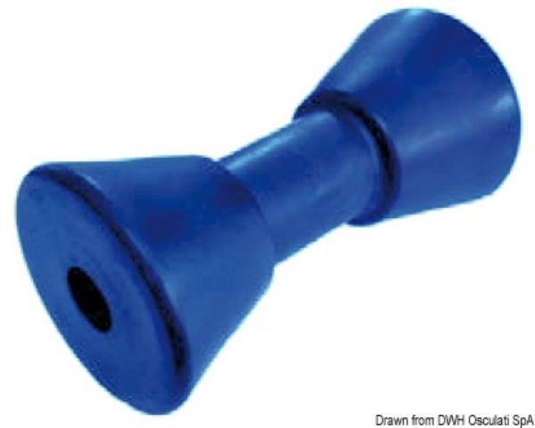 Rullo centrale blu 190 mm Ø foro 25 mm - 02.029.25