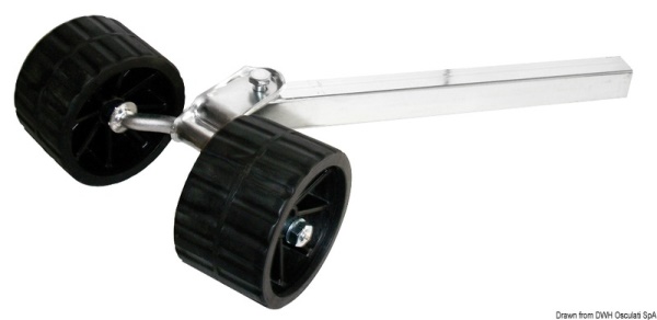 Rullo basculante 2 rulli rialzato 40 mm - 02.031.37